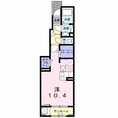 グランブルー 102【管理NO：1-025457201-01020】 ★家具家電は申し込み後に搬入します★ ★2026年10月下旬入居可能★の外観画像