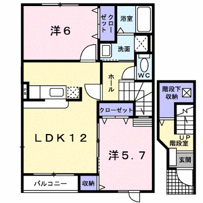 クリオージュ１号棟 203【管理NO：1-013787501-02030】 ★家具家電は申し込み後に搬入します★ ★2026年10月中旬入居可能★の外観画像