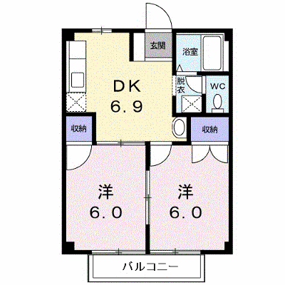 コーポ川嶋Ⅱ 202【管理NO：1-002434801-02020】 ★家具家電は申し込み後に搬入します★ ★2026年11月中旬入居可能★の外観画像