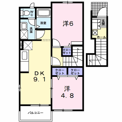 グレスコートⅠ 203【管理NO：1-014222901-02030】 ★家具家電は申し込み後に搬入します★ ★2026年10月下旬入居可能★の外観画像