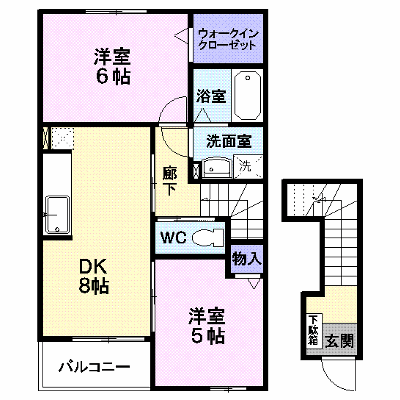 エレガント　ノーヴァ 202【管理NO：1-013070701-02020】 ★家具家電は申し込み後に搬入します★ ★2026年10月中旬入居可能★の外観画像