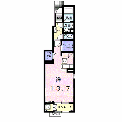アッシュ　ヒル　Ⅳ 101【管理NO：1-025830202-01010】 ★家具家電は申し込み後に搬入します★ ★2026年10月下旬入居可能★の外観画像