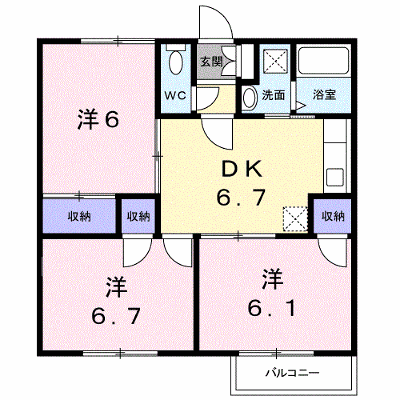 ヴィクトワールハイム　Ｂ 102【管理NO：1-010207802-01020】 ★家具家電は申し込み後に搬入します★ ★2026年10月下旬入居可能★の外観画像