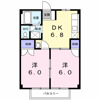 コー・メー・ハイム 204【管理NO：1-004395901-02040】 ★家具家電は申し込み後に搬入します★ ★2026年10月下旬入居可能★の外観画像