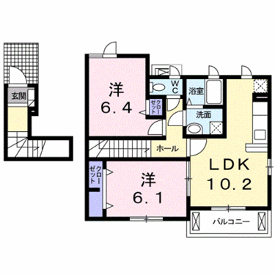 ホワイトオーク東 201【管理NO：1-016160901-02010】 ★家具家電は申し込み後に搬入します★ ★2026年10月中旬入居可能★の外観画像