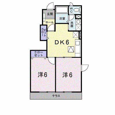 ウエストＡ 101【管理NO：1-011667501-01010】 ★家具家電は申し込み後に搬入します★ ★2026年11月中旬入居可能★の外観画像