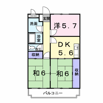エクセル川鶴 203【管理NO：1-003340201-02030】 ★家具家電は申し込み後に搬入します★ ★2026年10月中旬入居可能★の外観画像