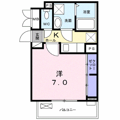 パインツリー 204【管理NO：1-025558001-02040】 ★家具家電は申し込み後に搬入します★ ★2026年11月中旬入居可能★の外観画像