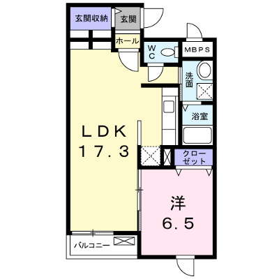 レジーナⅠ 105【管理NO：1-016409701-01050】 ★家具家電は申し込み後に搬入します★ ★2026年10月下旬入居可能★の外観画像