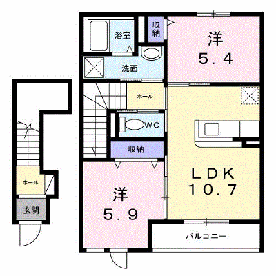 Ｇｒｅａｔ　Ｐａｌ 205【管理NO：1-099497901-02040】 ★家具家電は申し込み後に搬入します★ ★2026年10月中旬入居可能★の外観画像