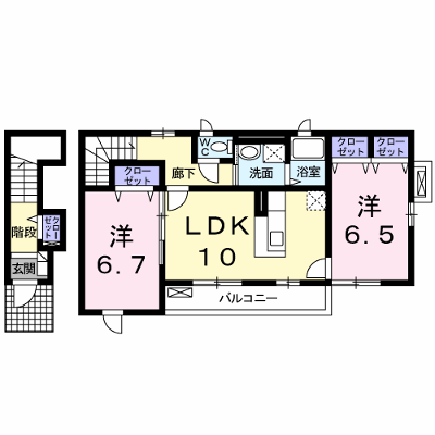 クレストＭ六番館 202【管理NO：1-018727301-02020】 ★家具家電は申し込み後に搬入します★ ★2026年11月上旬入居可能★の外観画像