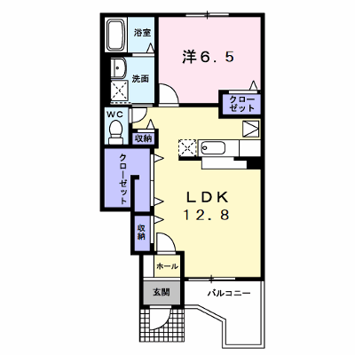 パール・ウィングⅠ 102【管理NO：1-014749201-01020】 ★家具家電は申し込み後に搬入します★ ★2026年10月下旬入居可能★の外観画像