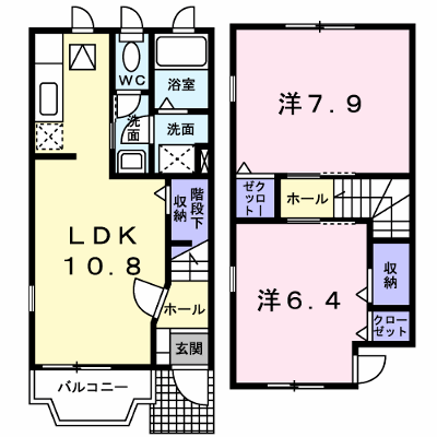 ミルトクラール　２番館 101【管理NO：1-016690702-01010】 ★家具家電は申し込み後に搬入します★ ★2026年10月中旬入居可能★の外観画像