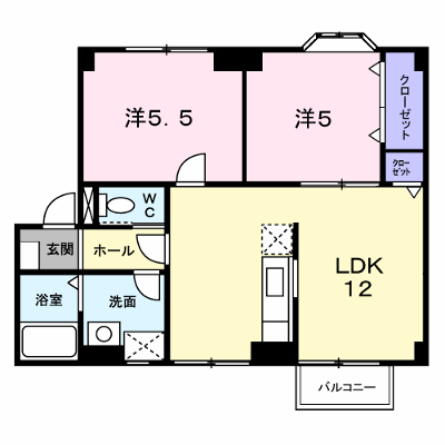 プラドール田川 203【管理NO：1-002939601-02030】 ★家具家電は申し込み後に搬入します★ ★2026年10月中旬入居可能★の外観画像