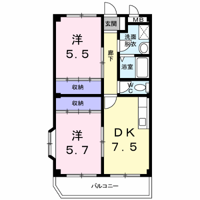パレ・メルヴェイユー 206【管理NO：1-007224701-02060】 ★家具家電は申し込み後に搬入します★ ★2026年10月中旬入居可能★の外観画像
