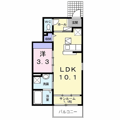 サンエール 101【管理NO：1-017912201-01010】 ★家具家電は申し込み後に搬入します★ ★2026年10月下旬入居可能★の外観画像