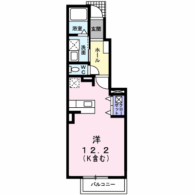 エスポワール 106【管理NO：1-014816101-01060】 ★家具家電は申し込み後に搬入します★ ★2026年11月中旬入居可能★の外観画像