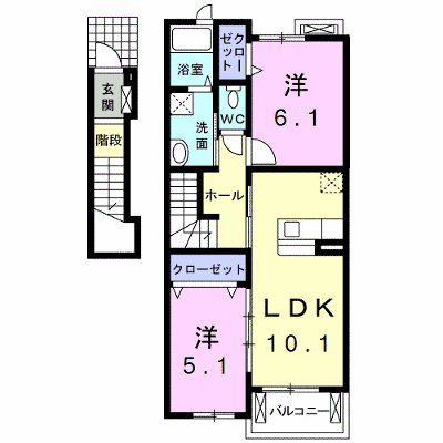 ナー・パリー・ヒルズ 203【管理NO：1-016546501-02030】 ★家具家電は申し込み後に搬入します★ ★2026年10月中旬入居可能★の外観画像