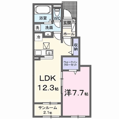 メゾン　デ　ダンドリオン 103【管理NO：1-028702601-01030】 ★家具家電は申し込み後に搬入します★ ★2027年02月上旬入居可能★の外観画像