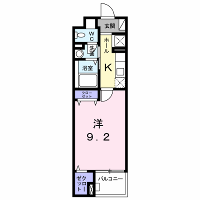 ルピナスⅢ 204【管理NO：1-023537601-02040】 ★家具家電は申し込み後に搬入します★ ★2026年10月中旬入居可能★の外観画像