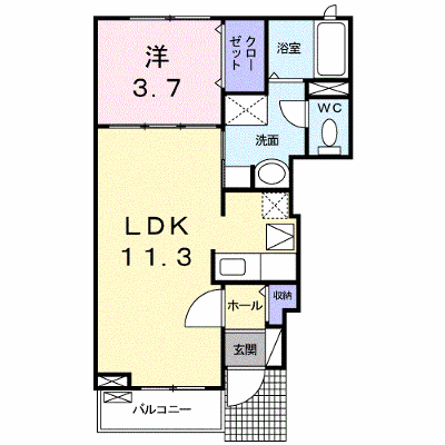 メゾンみのるⅡ 102【管理NO：1-015829201-01020】 ★家具家電は申し込み後に搬入します★ ★2026年09月下旬入居可能★の外観画像