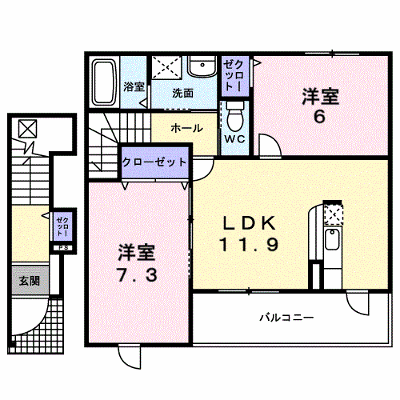 ブルーム　ガーデン 202【管理NO：1-015432601-02020】 ★家具家電は申し込み後に搬入します★ ★2026年09月下旬入居可能★の外観画像