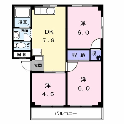 ロジュマンＫ 402【管理NO：1-002116601-04020】 ★家具家電は申し込み後に搬入します★ ★2026年11月上旬入居可能★の外観画像