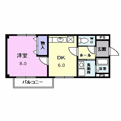 アルファルームＹＫ 202【管理NO：1-011596801-02020】 ★家具家電は申し込み後に搬入します★ ★2026年10月中旬入居可能★の外観画像