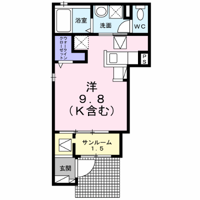 セレナーデ 101【管理NO：1-026975601-01010】 ★家具家電は申し込み後に搬入します★ ★2026年10月上旬入居可能★の外観画像