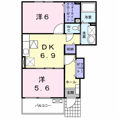 ブリッサＡ 101【管理NO：1-014375101-01010】 ★家具家電は申し込み後に搬入します★ ★2026年12月中旬入居可能★の外観画像