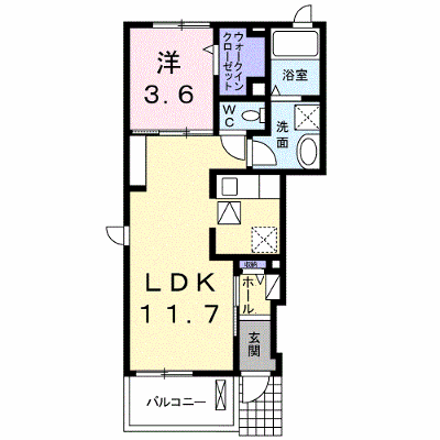 ルミエール 101【管理NO：1-024789901-01010】 ★家具家電は申し込み後に搬入します★ ★2026年10月中旬入居可能★の外観画像