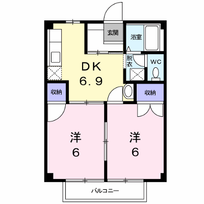 アーバンハイツＢ 202【管理NO：1-007216402-02020】 ★家具家電は申し込み後に搬入します★ ★2026年10月下旬入居可能★の外観画像