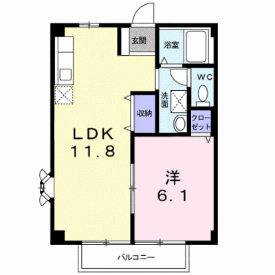 メゾンアドレ 204【管理NO：1-004759501-02040】 ★家具家電は申し込み後に搬入します★ ★2026年10月下旬入居可能★の外観画像