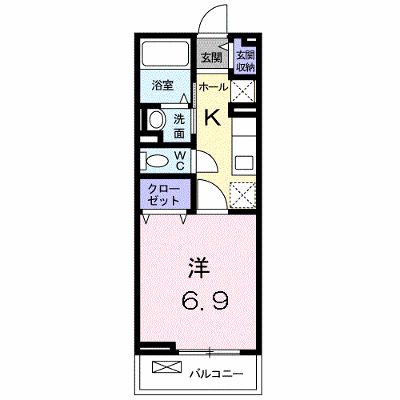 エトワール（Ｅｔｏｉｌｅ） 203【管理NO：1-022720901-02030】 ★家具家電は申し込み後に搬入します★ ★2026年10月下旬入居可能★の外観画像