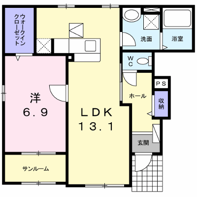 カーサ立部 101【管理NO：1-019357601-01010】 ★家具家電は申し込み後に搬入します★ ★2026年10月上旬入居可能★の外観画像