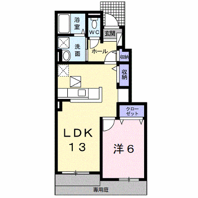 メゾン桜坂Ⅰ 103【管理NO：1-022573801-01030】 ★家具家電は申し込み後に搬入します★ ★2026年10月上旬入居可能★の外観画像