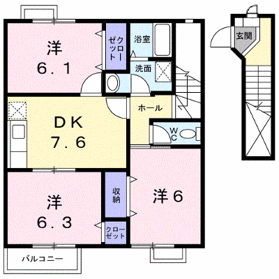 コンフォートタウン轟Ⅱ 202【管理NO：1-009413002-02020】 ★家具家電は申し込み後に搬入します★ ★2026年11月中旬入居可能★の外観画像