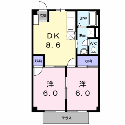 カレントハウスⅡＡ 104【管理NO：1-004565901-01040】 ★家具家電は申し込み後に搬入します★ ★2026年10月下旬入居可能★の外観画像