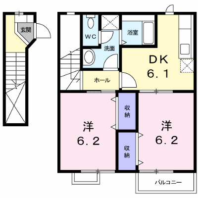 プラティーク 201【管理NO：1-009621501-02010】 ★家具家電は申し込み後に搬入します★ ★2026年11月上旬入居可能★の外観画像