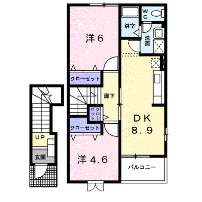 ジュラーレⅠ 203【管理NO：1-012435601-02030】 ★家具家電は申し込み後に搬入します★ ★2026年10月中旬入居可能★の外観画像