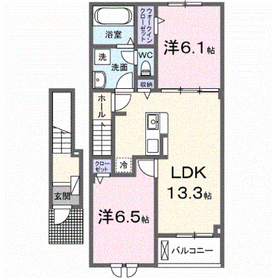グラスコートⅢ 203【管理NO：1-028842601-02030】 ★家具家電は申し込み後に搬入します★ ★2027年02月下旬入居可能★の外観画像