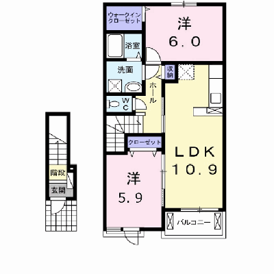 グランシャリオ・Ｂ 203【管理NO：1-020857101-02030】 ★家具家電は申し込み後に搬入します★ ★2026年10月上旬入居可能★の外観画像