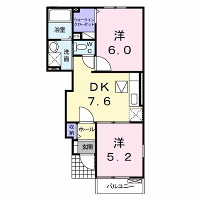 グレイス吉田　Ⅱ番館 103【管理NO：1-014535802-01030】 ★家具家電は申し込み後に搬入します★ ★2026年10月下旬入居可能★の外観画像