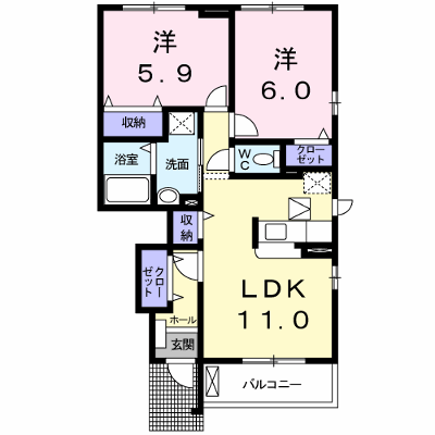 サニー・大小路 104【管理NO：1-017556801-01040】 ★家具家電は申し込み後に搬入します★ ★2026年10月下旬入居可能★の外観画像
