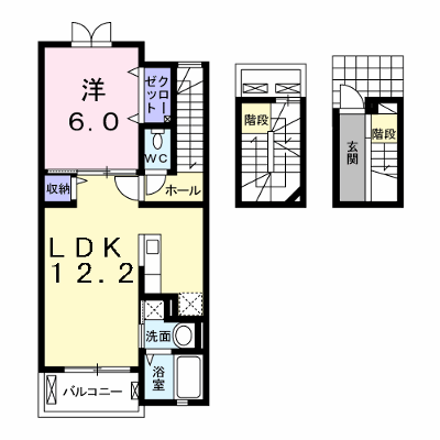 ソレイユ本城 305【管理NO：1-018886401-03040】 ★家具家電は申し込み後に搬入します★ ★2026年10月下旬入居可能★の外観画像