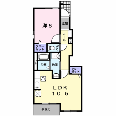 メゾン　ソレイユ 102【管理NO：1-014248401-01020】 ★家具家電は申し込み後に搬入します★ ★2026年10月中旬入居可能★の外観画像