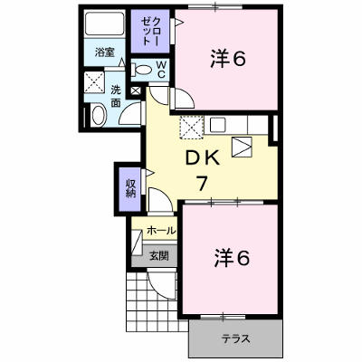アトレ城原Ⅰ 102【管理NO：1-018817701-01020】 ★家具家電は申し込み後に搬入します★の外観画像