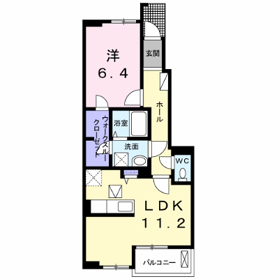 ラ・ヴェール 103【管理NO：1-021573601-01030】 ★家具家電は申し込み後に搬入します★ ★2026年11月下旬入居可能★の外観画像