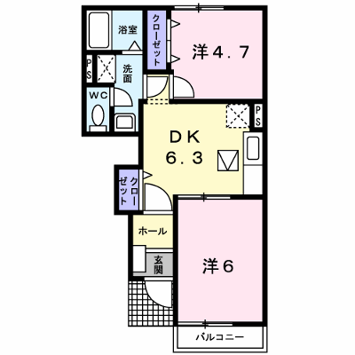 ラ・ベレッツァⅠ 102【管理NO：1-013931601-01020】 ★家具家電は申し込み後に搬入します★の外観画像