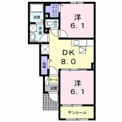 マーヴェラス・Ⅰ 102【管理NO：1-020825801-01020】 ★家具家電は申し込み後に搬入します★ ★2026年11月上旬入居可能★の外観画像
